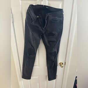 FashionNova Stacked Biker Jeans